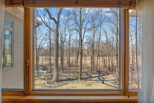 Privacy, trees, and peaceful views in every season