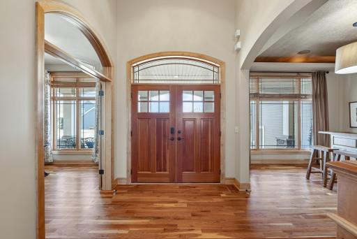 That front door moment - classic, warm, and timeless