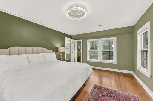 Large secluded primary suite