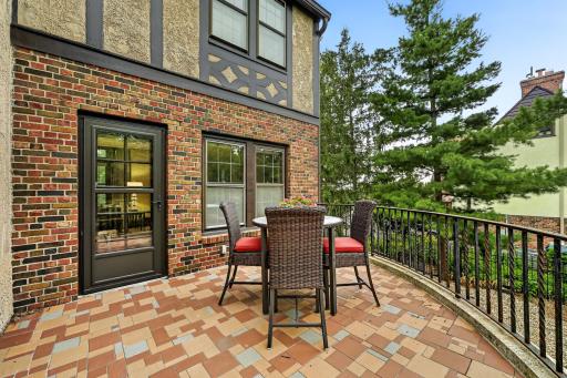 Serene, private terrace