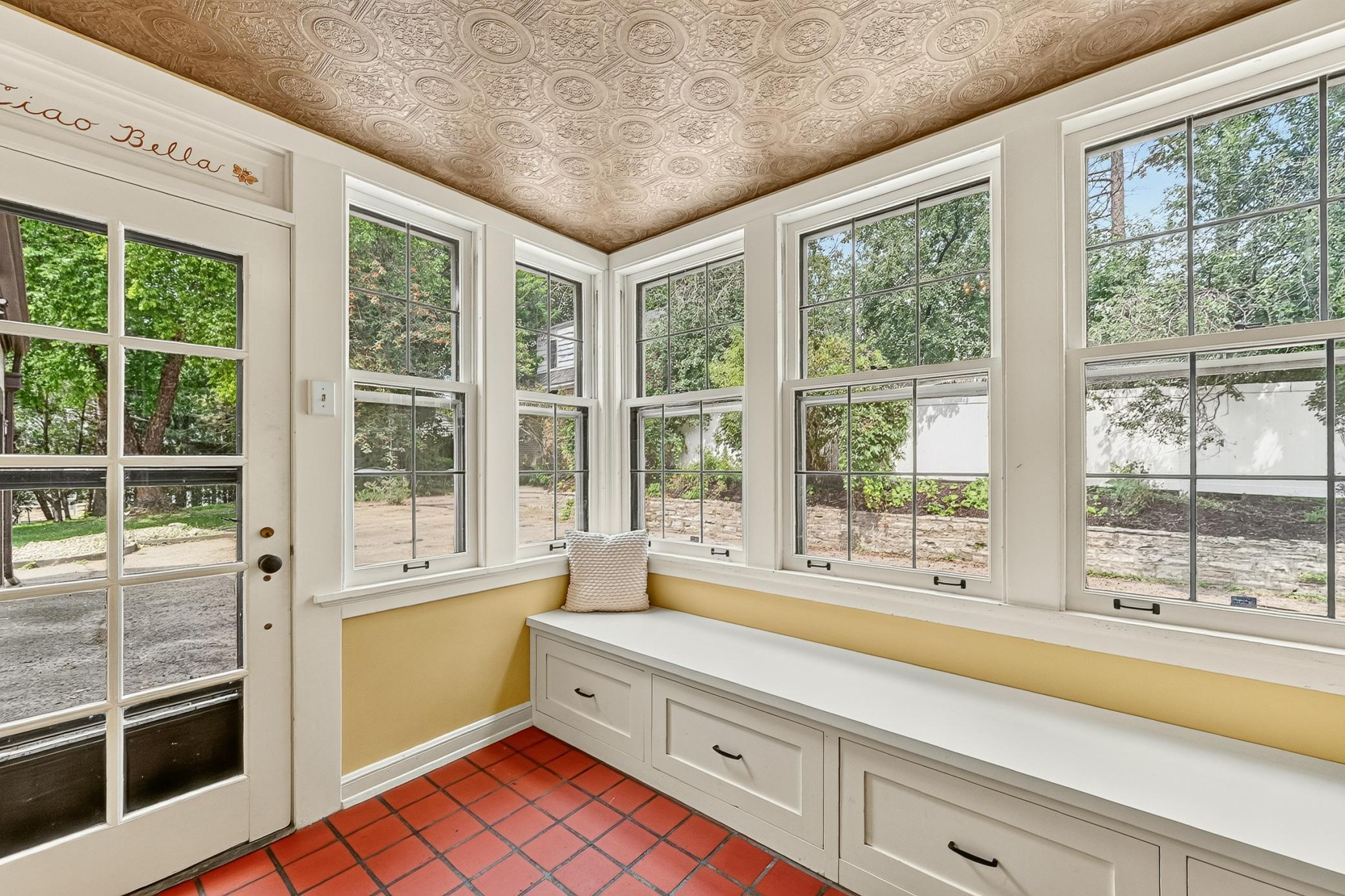 Mudroom with built ins