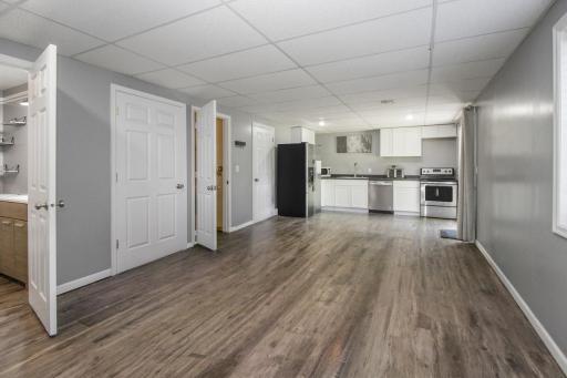 Second Kitchen/Lower Level Living Space