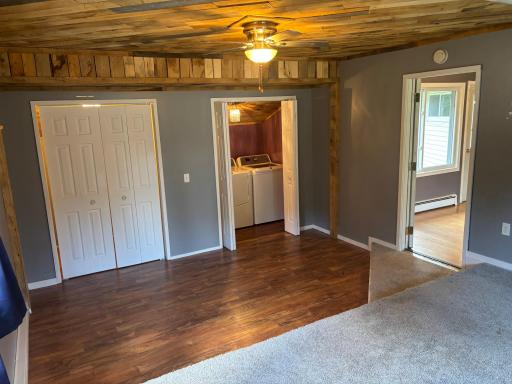 Another view of the main bedroom. Also has a walkin closet and a laundry closet as well.