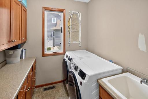Main Level Laundry Provides Convenience