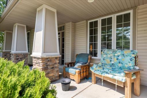 Enjoy A Cup Of Coffee, A Book, Conversation, Or Some Peace And Quiet On The Front Porch