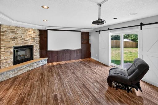 Note The Walk Out and Movie Screen/Projector