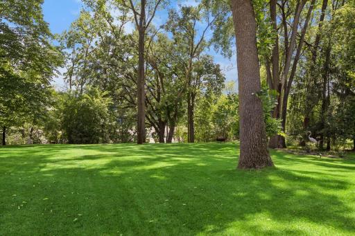 Manicured grounds to your private lakeshore