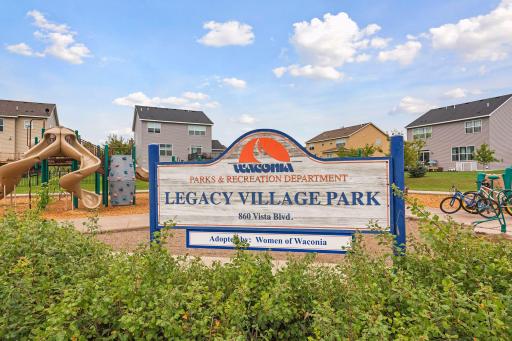 Legacy Village Park just .5 miles from the home