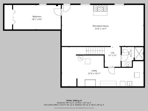 Lower Level Floor Plan