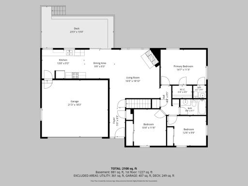 Main Level Floor Plan