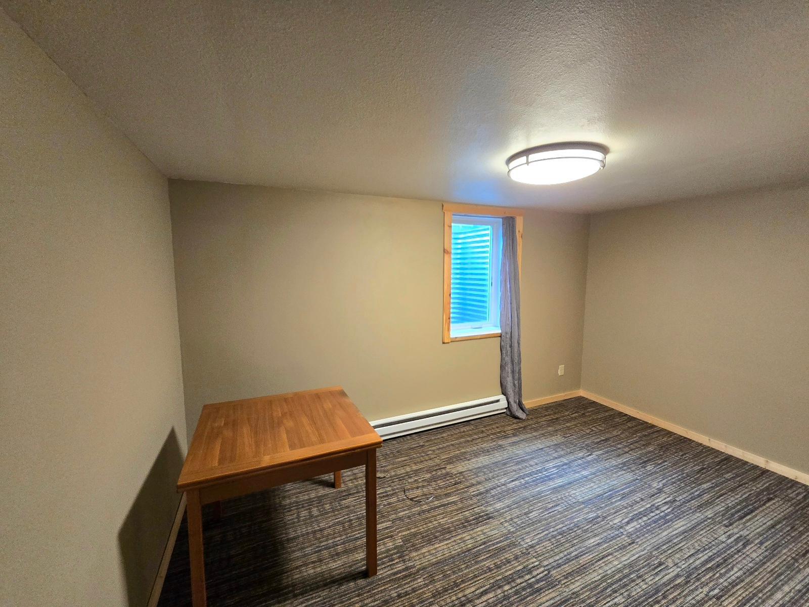 Basement bedroom