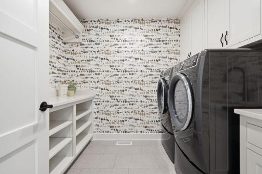 Laundry Room with Folding Station