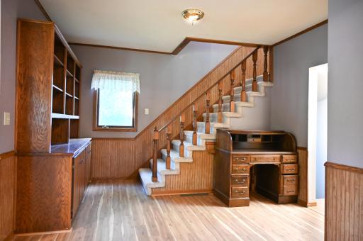 Library & open stairway