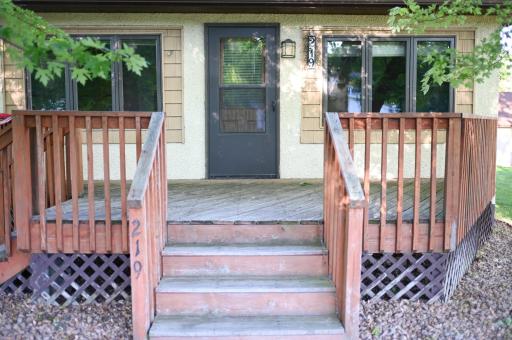 Front deck