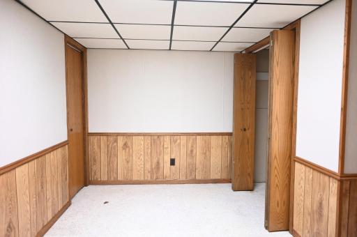 Numerous storage areas