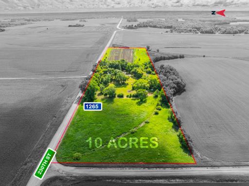 Acreage view to East directly West of Mahnomen