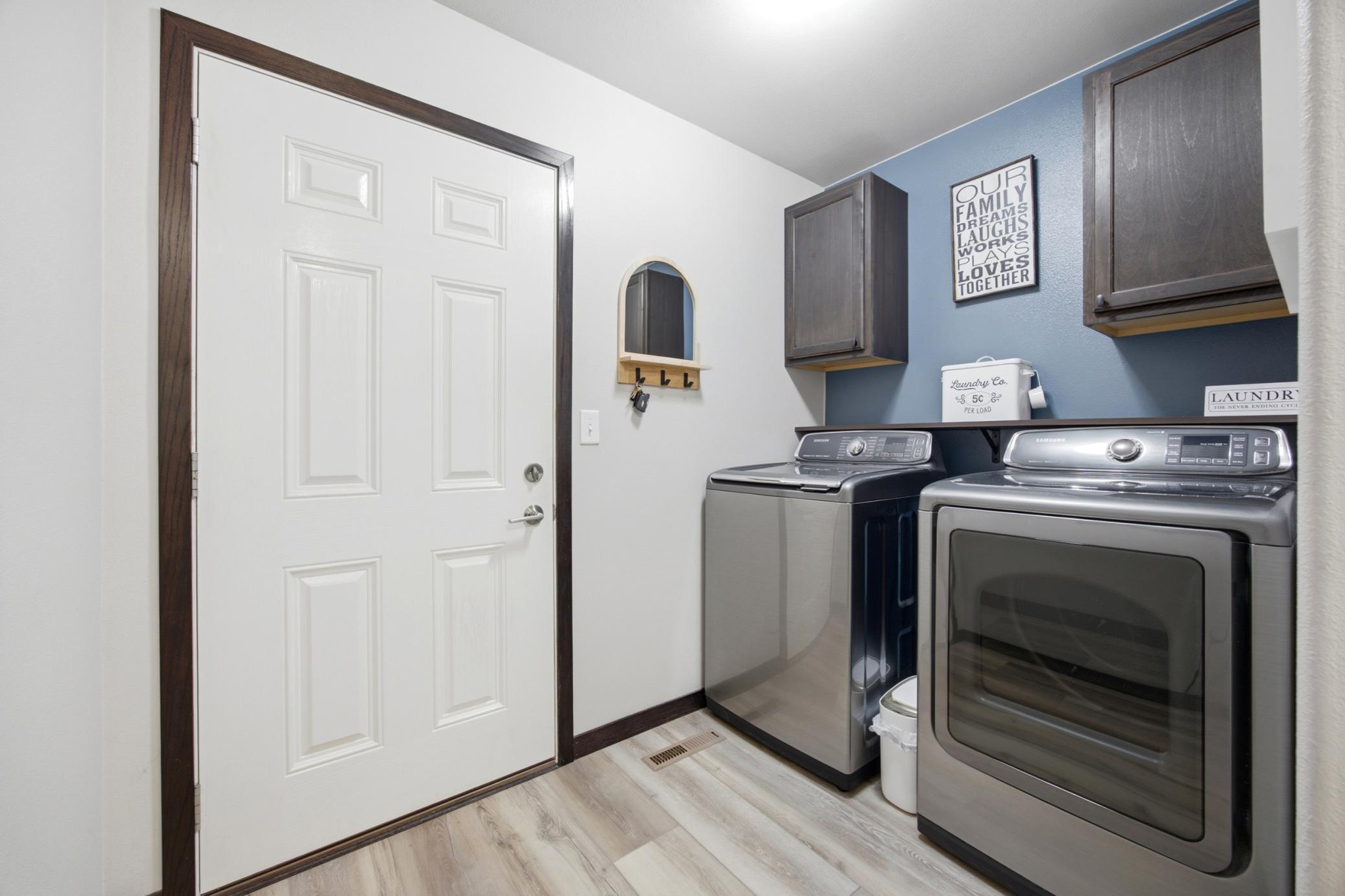 Main floor laundry