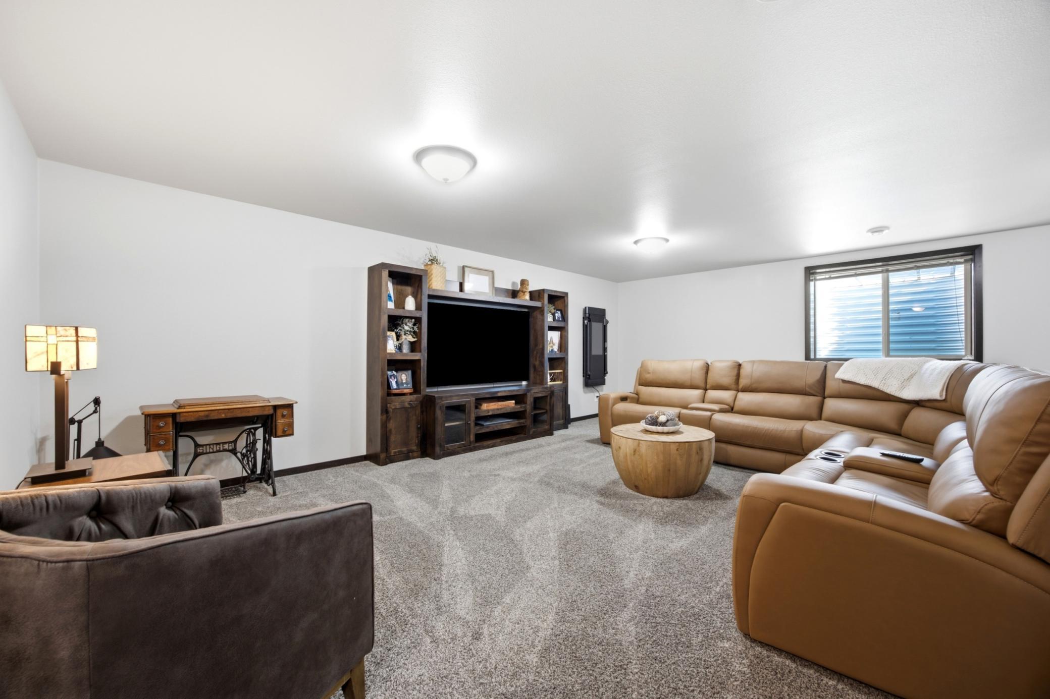 Basement family room