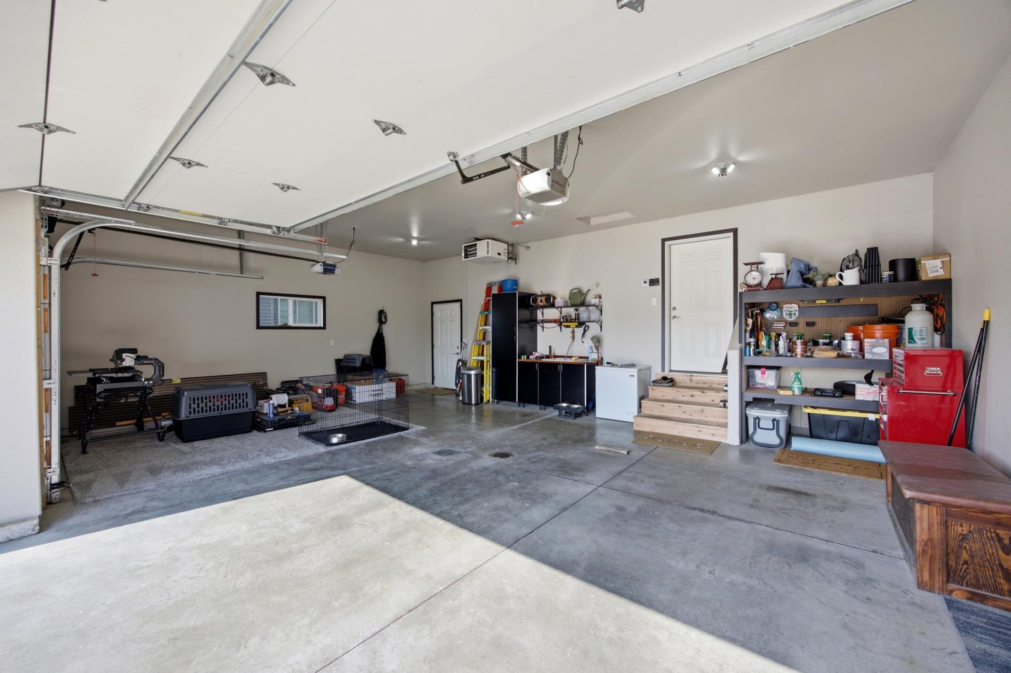 Heated garage
