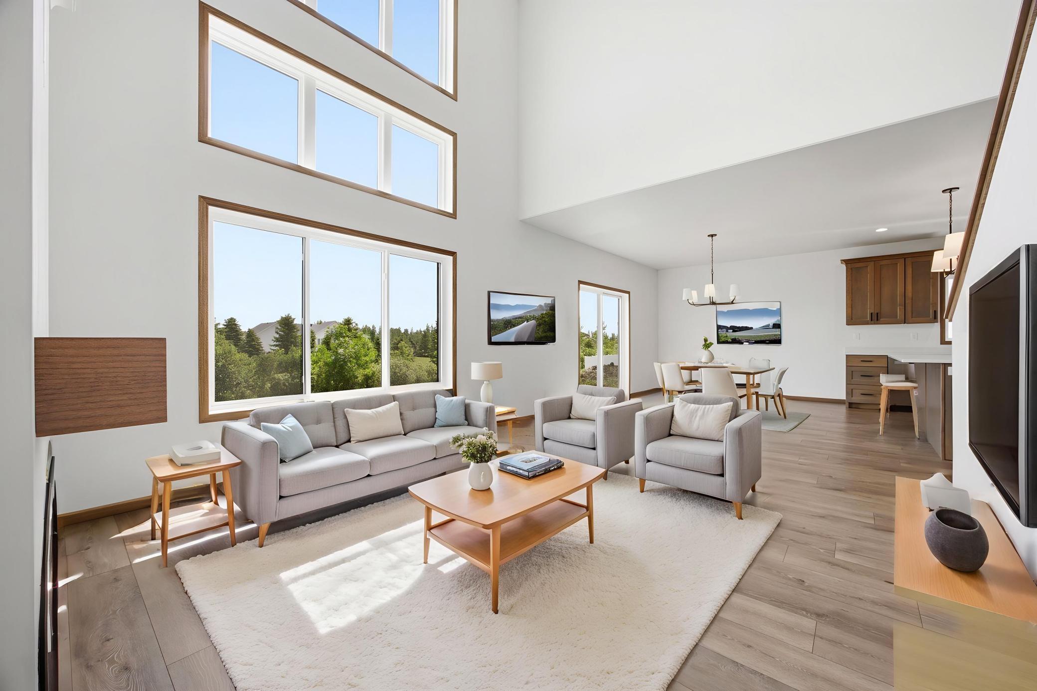 Virtually Staged Great Room