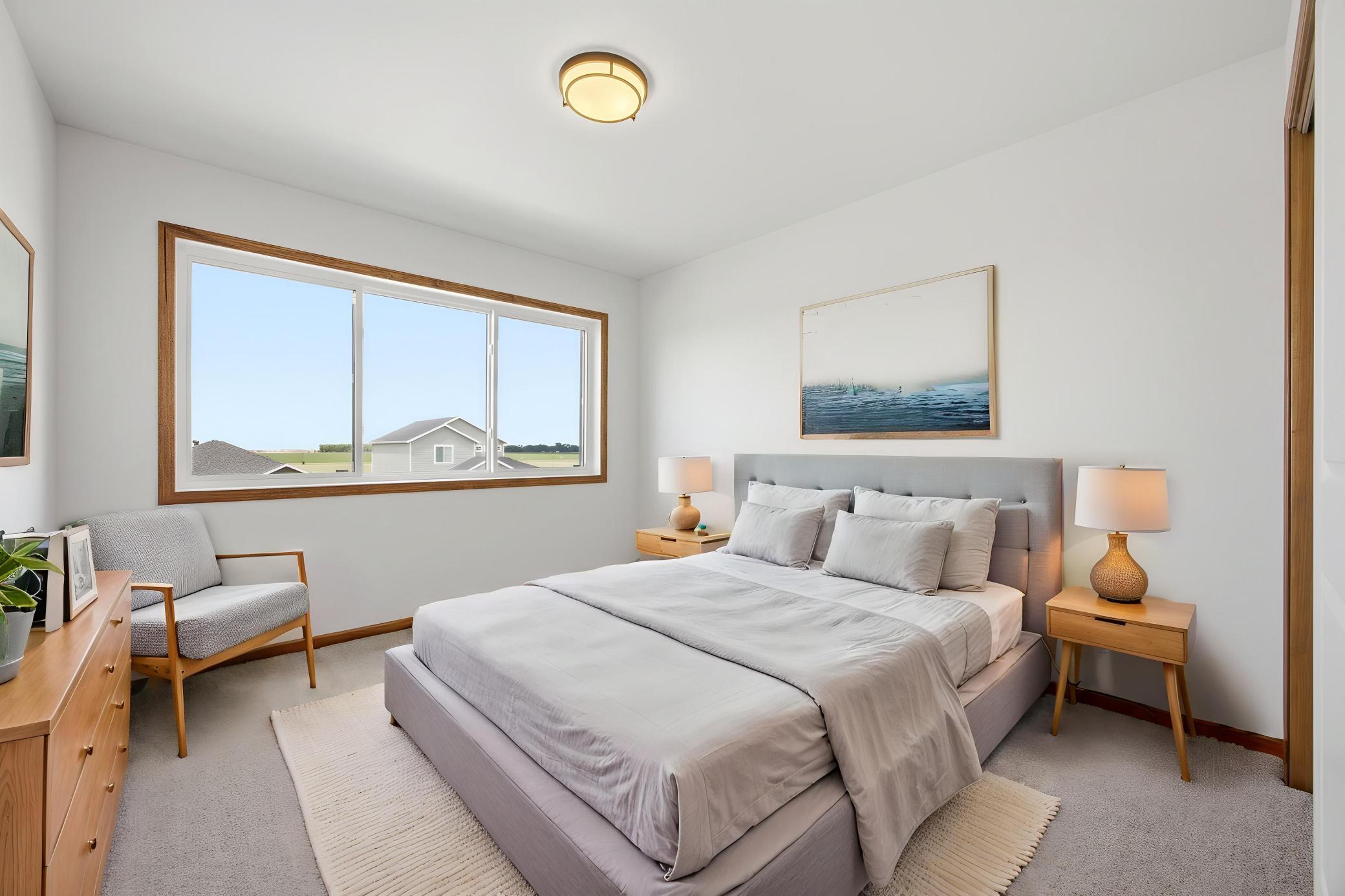 Virtually Staged Bedroom 2