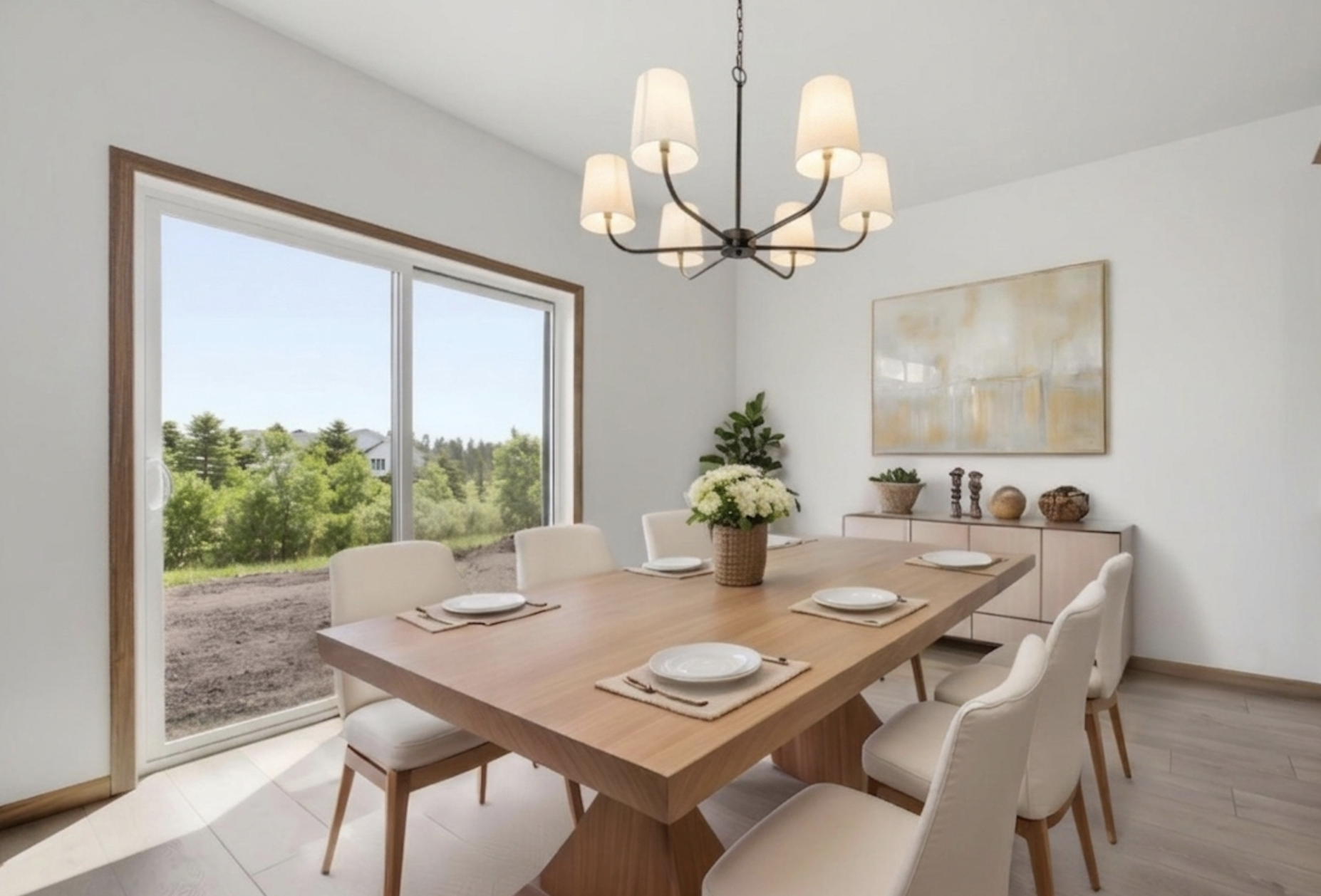 Virtually Staged Dining