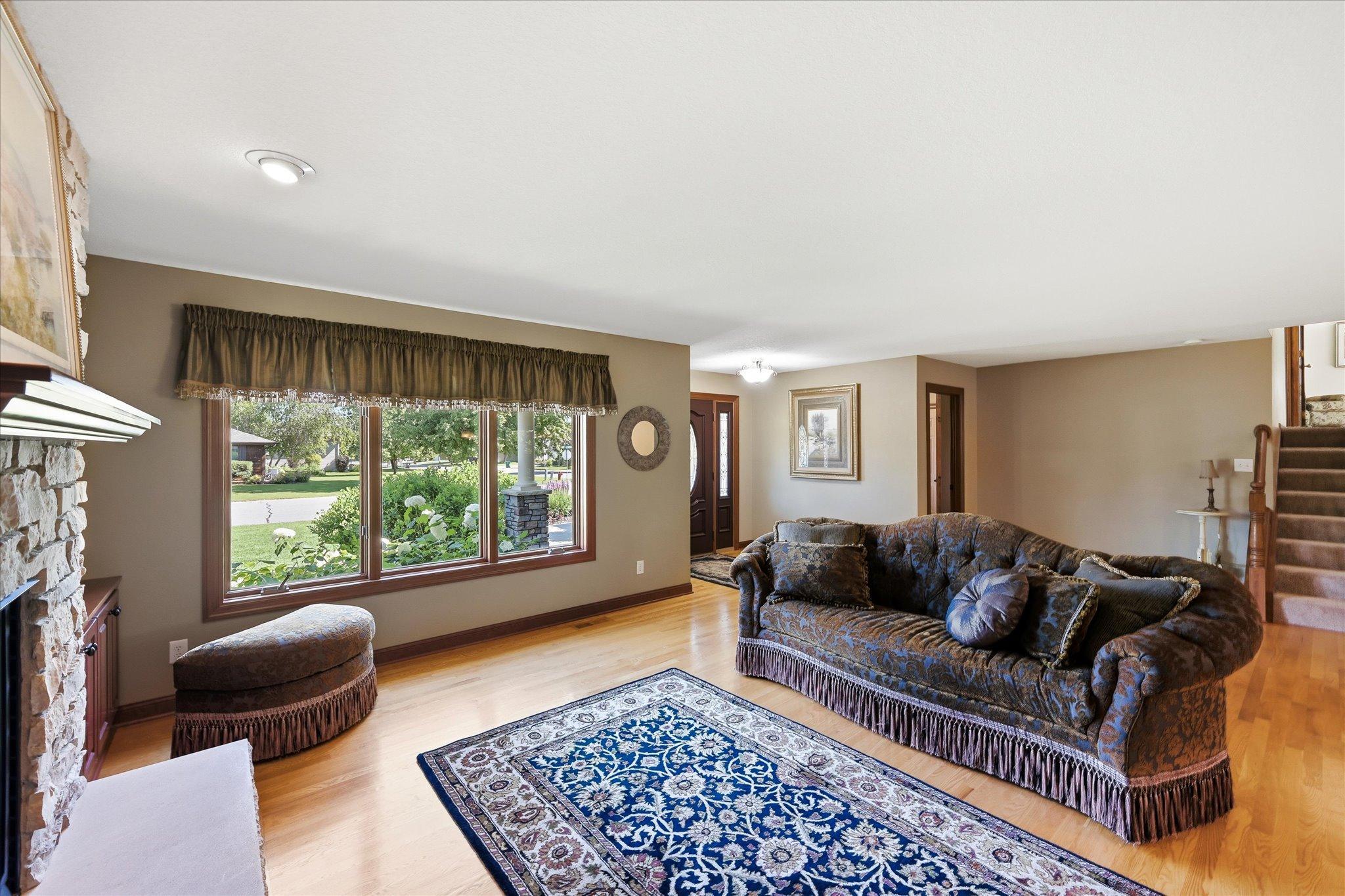 Natural light fills this inviting space.