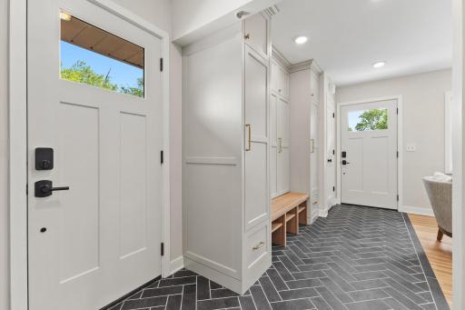 This kitchen and entry remodel will knock your socks off!