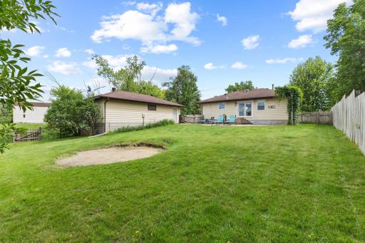 Owners had an above ground pool in this spot, but you can turn into a firepit, trampoline area or get anther pool. How cool!