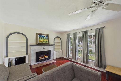 Floor to ceiling windows let in tons of light!