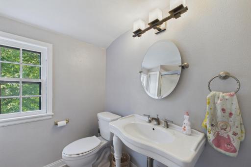 Upper level bath-Bathroom #2 with full tile shower and glass door