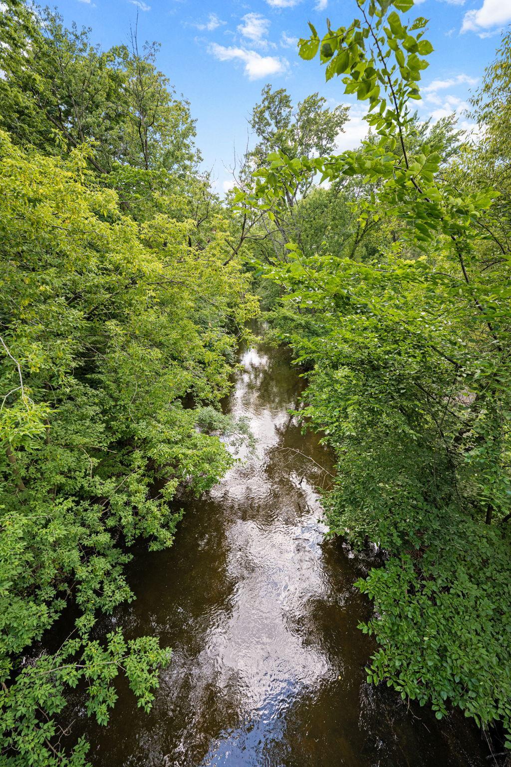 Creek - 1 block away