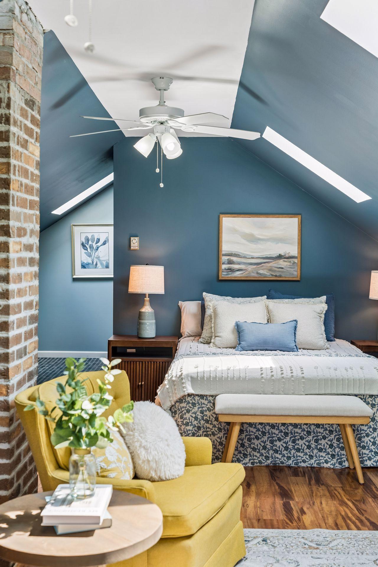 Loft Bedroom with 3/4 Bathroom