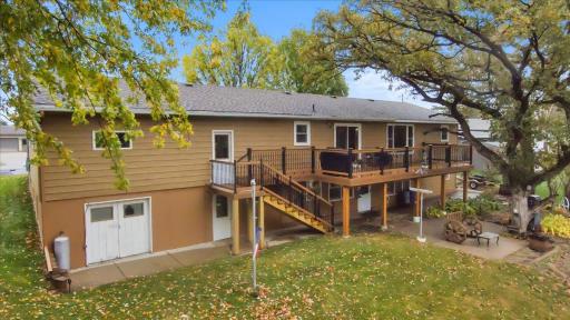 Enjoy lake views from the deck!