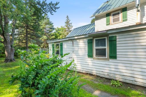 The home, utility room and the storage area all have a metal roof.