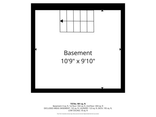Basement floorplan-very rustic at this time.