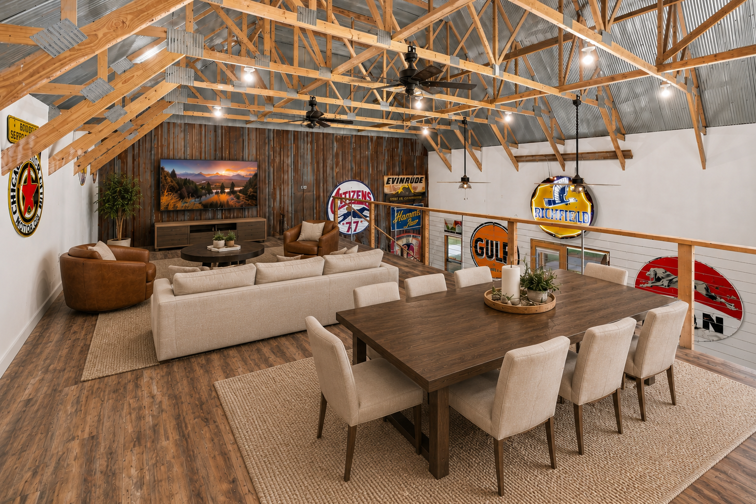 Barn Second Floor-Virtually Staged