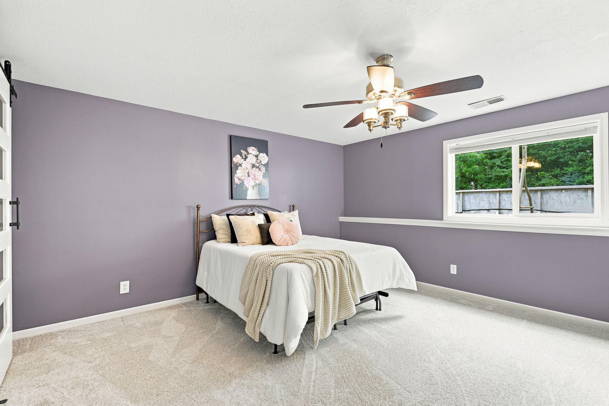 Lower level bedroom