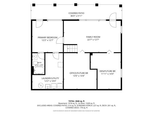 Lower Level Floor Plan
