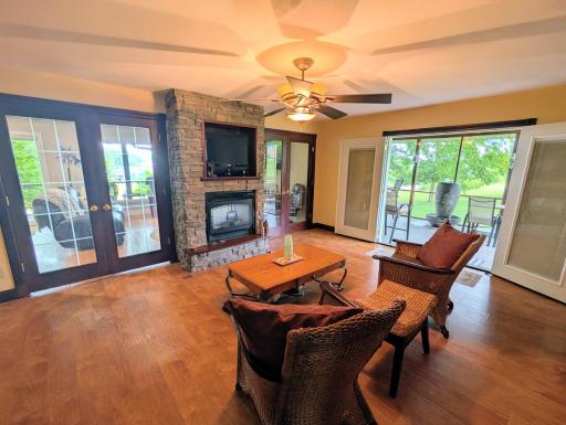 Main Floor Den off Screen Porch