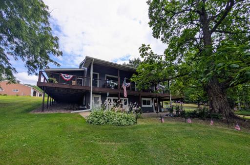 River Side with Deck and Patio
