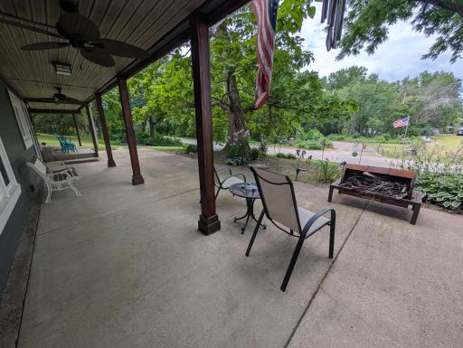 River Side Patio Looking over River Front Lot