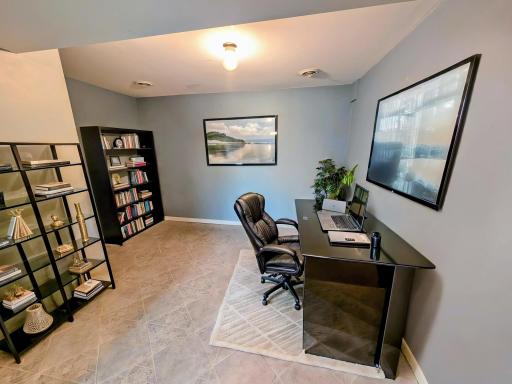 LL Office/Den Virtualy Staged