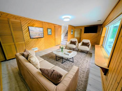 Family Room Virually Staged
