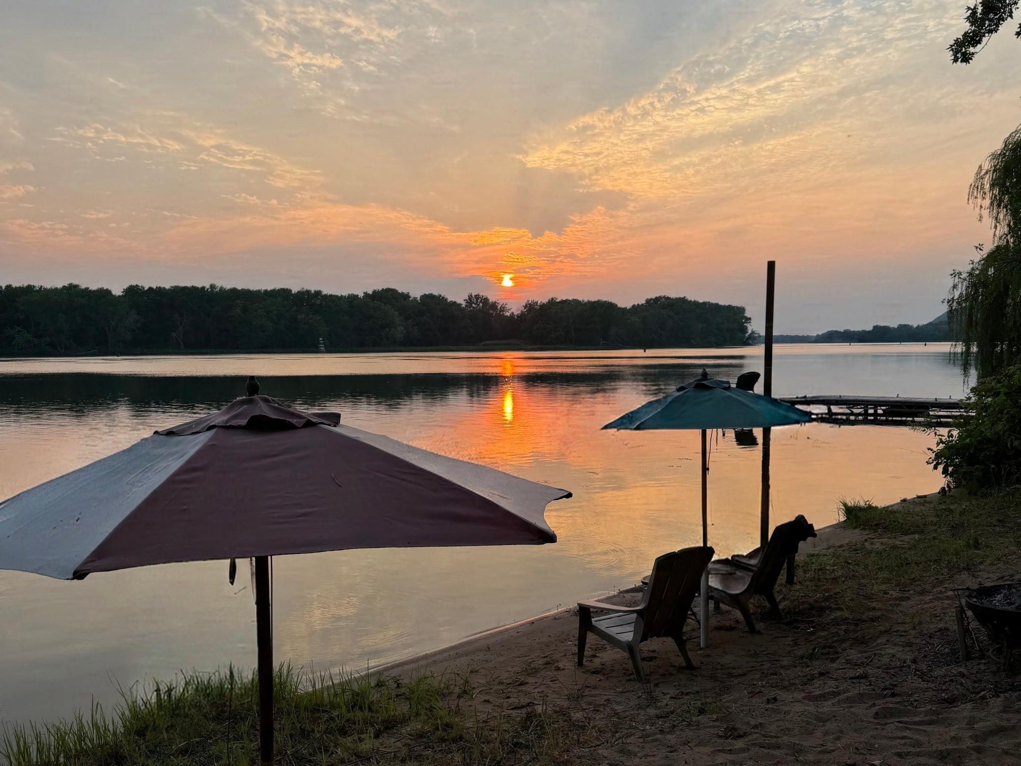 Photo for W9722 290th Avenue, Hager City, WI 54014 - Listing #7100021 Sunsets at your own beach.
