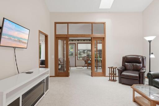 Sunroom/Porch is enclosed for relaxation during all four seasons