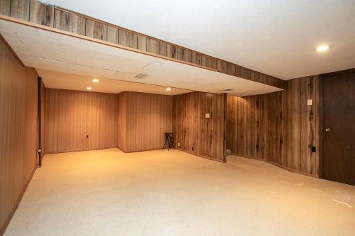 Lower level has a spacious family room area as well!