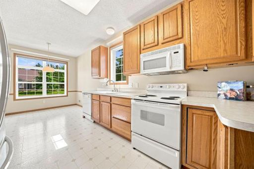 Kitchen and sunny dinette.