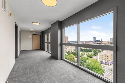 Step off elevator to a awesome veiw and just a few steps to #1502