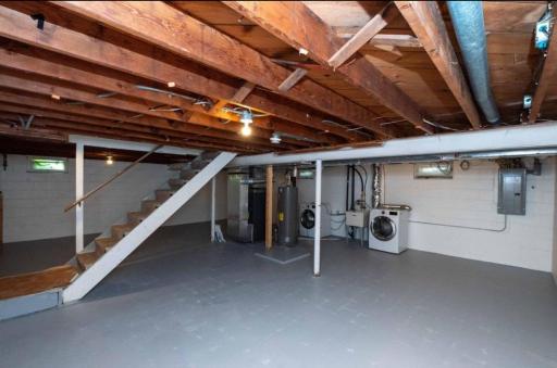Downstairs, the unfinished basement is a blank canvas ready for your vision. Create the ultimate family room, home theater, playroom, gym, or additional bedrooms while adding instant equity to your investment.